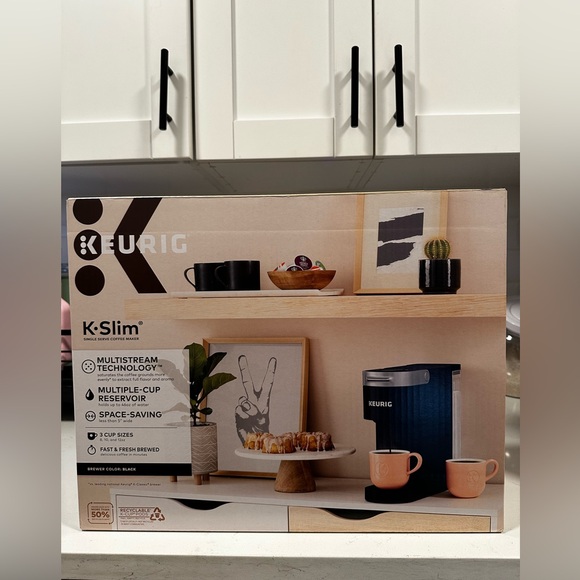 Keurig K-Slim Coffee Maker in Black and Silver - Picture 5 of 5